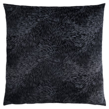 Charger l&#39;image dans la galerie, Pillows, 18 X 18 Square, Insert Included, Decorative Throw, Accent, Sofa, Couch, Bed, Lush Velvet-Look Polyester Fabric, Hypoallergenic Soft Polyester Insert, Black, Glam
