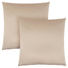 Charger l&#39;image dans la galerie, Pillows, Set Of 2, 18 X 18 Square, Insert Included, Decorative Throw, Accent, Sofa, Couch, Bed, Satin-Look Polyester Fabric, Hypoallergenic Soft Polyester Insert, Gold, Glam
